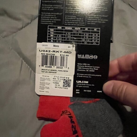 Under Armour All Season Wool Socks - Picture 2 of 2